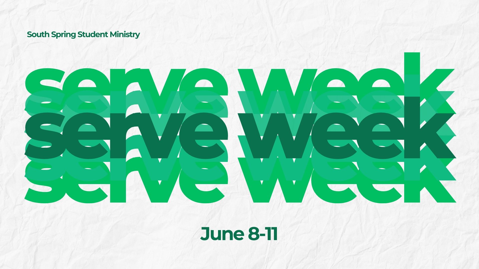 Serve Week 2026 Graphic