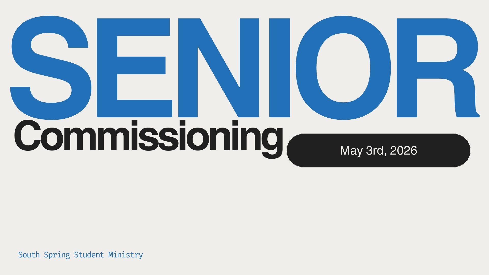 Senior Commissioning Graphic